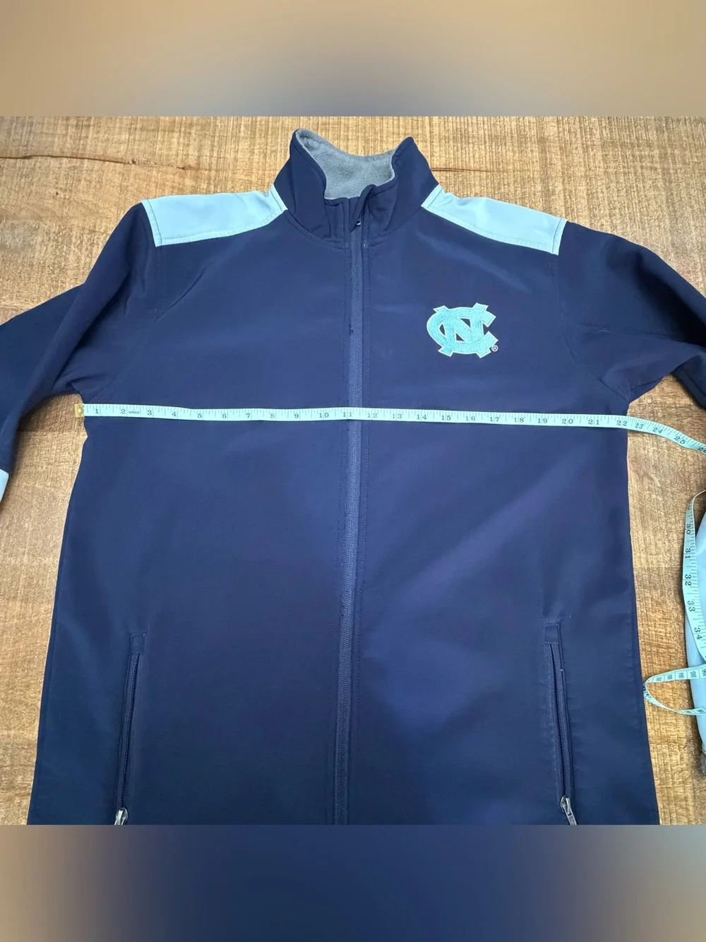 NC Tar Heels Knights Apparel Gray Fleece Jacket